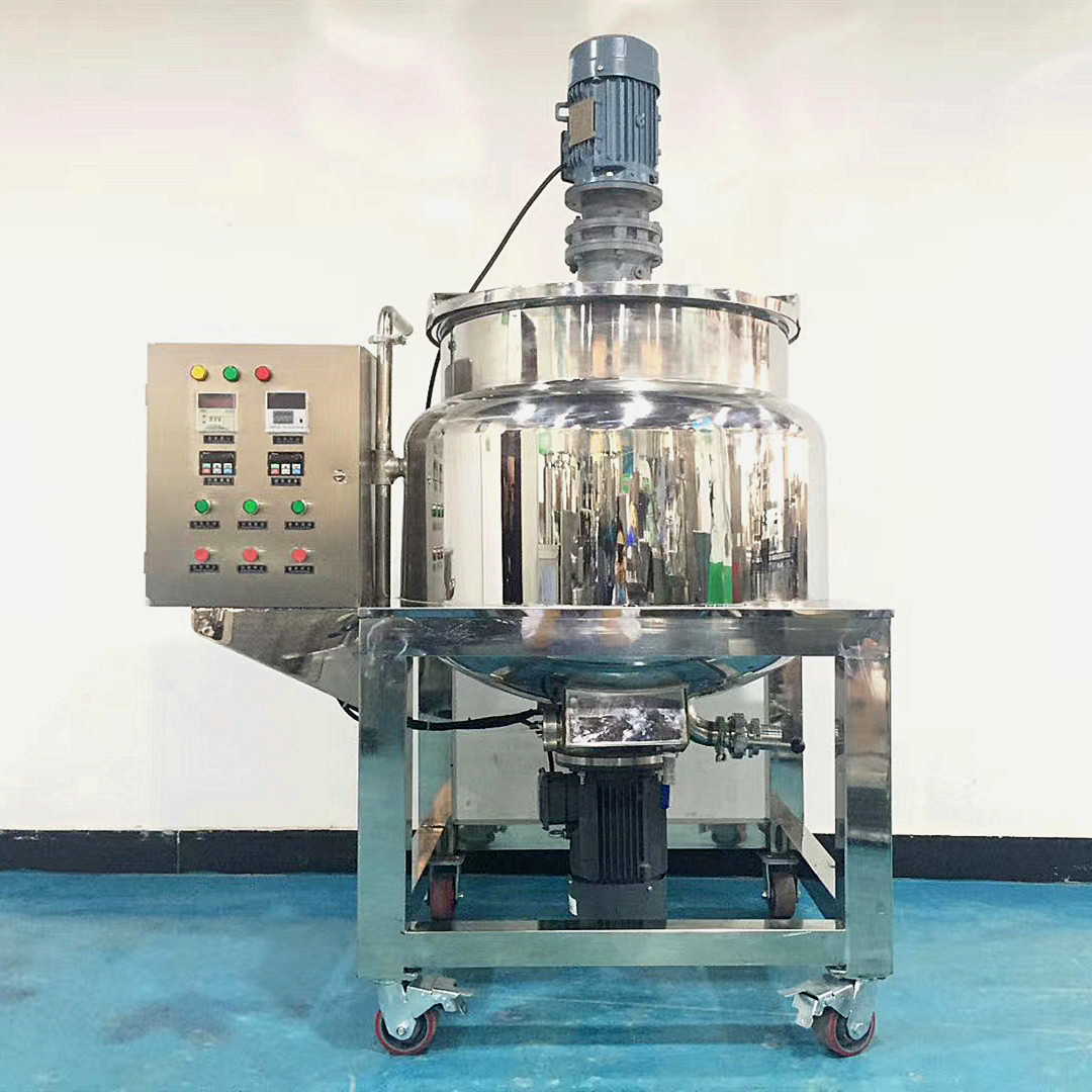 Best Blender Chemical Mixing Machine For Shoe Polish GMP Hygiene Standards  body wash and shower gels making machine wholesale