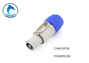 Best White NAC3FCB Powercon Connector 20A Cable Connector 3 Pole Powercon Connector Plug wholesale