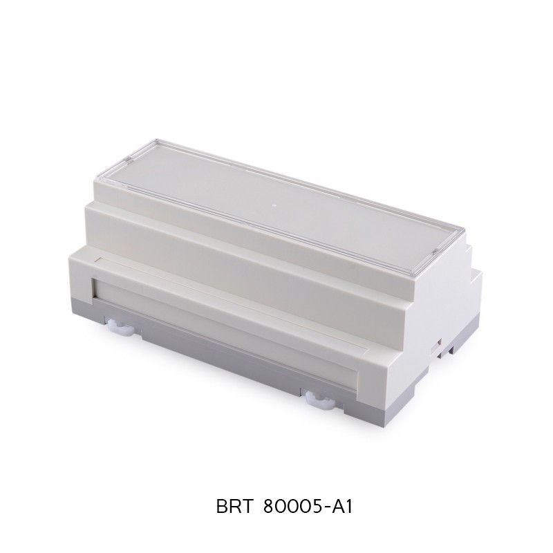 Buy cheap 158*87*60mm Plastic Din Rail Enclosure For Project ABS Pcb Board Circuit Shell from wholesalers