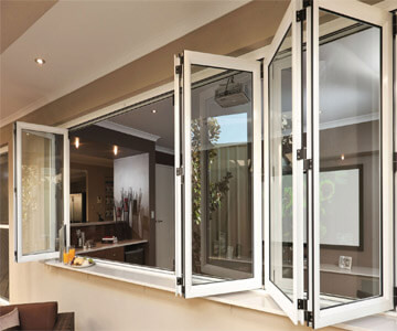 Best Balcony Vertical Screen Aluminum Bifold Windows wholesale