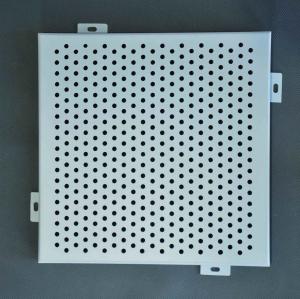 Best Powder Coated Aluminum Solid Panels Exterior Metal Cladding Perforated patterns wholesale