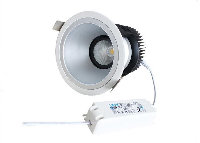 Best IP20 40 Watt LED Recessed Downlight For Office / Hotel  24 Degree Beam Angle wholesale