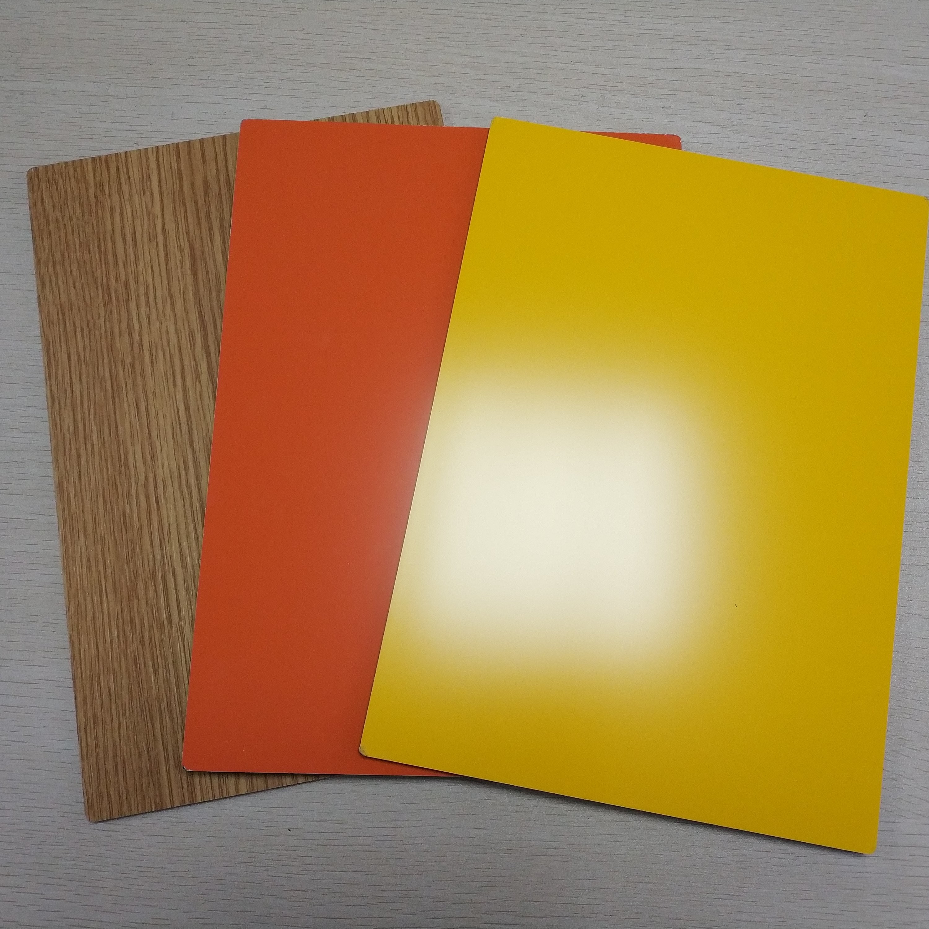 Best 2mm 3mm 4mm 5mm Thick Solid Aluminum Composite Panel , Composite Metal Panel Gloss White wholesale