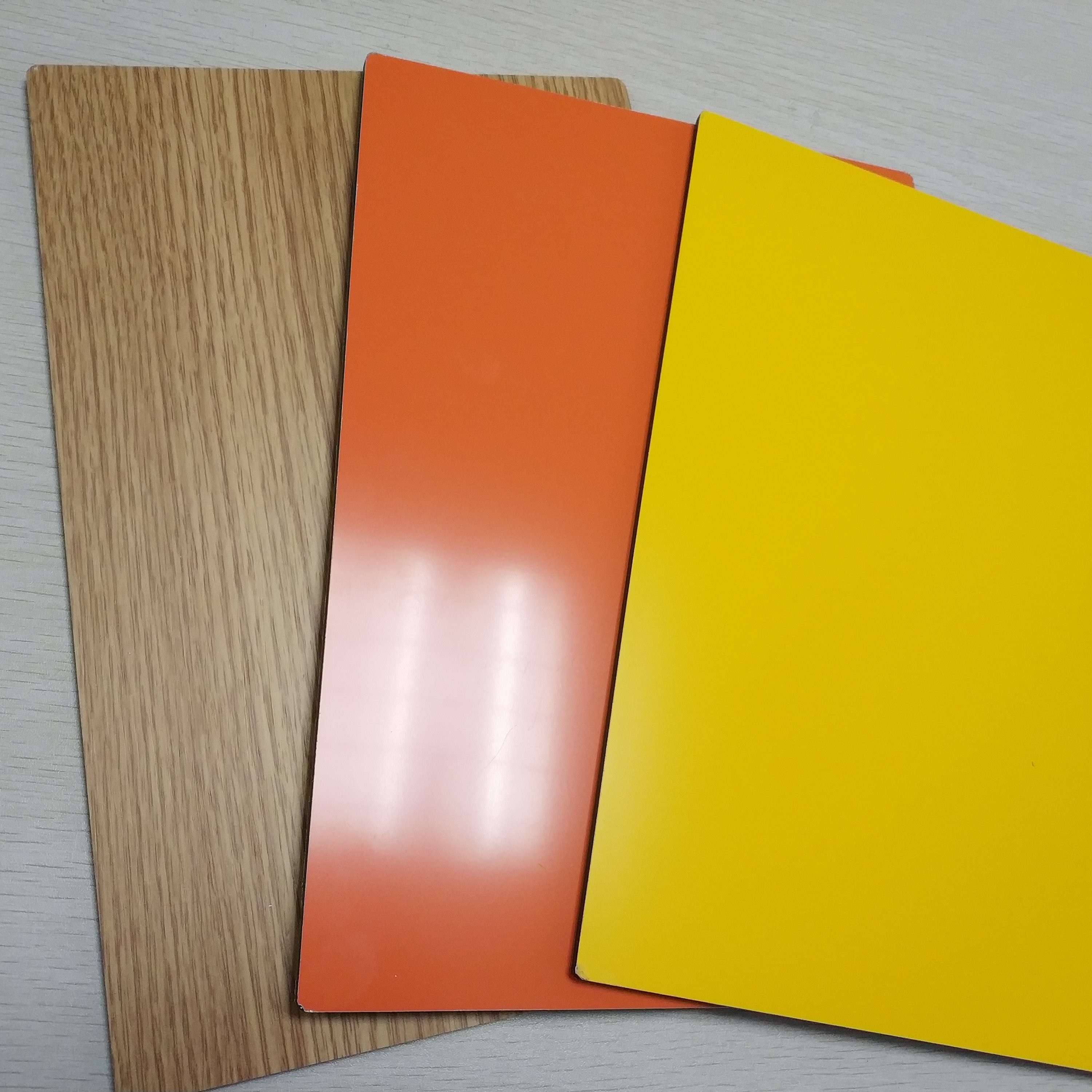 Best 2mm 3mm 4mm 5mm Thick Solid Aluminum Composite Panel , Composite Metal Panel Gloss White wholesale