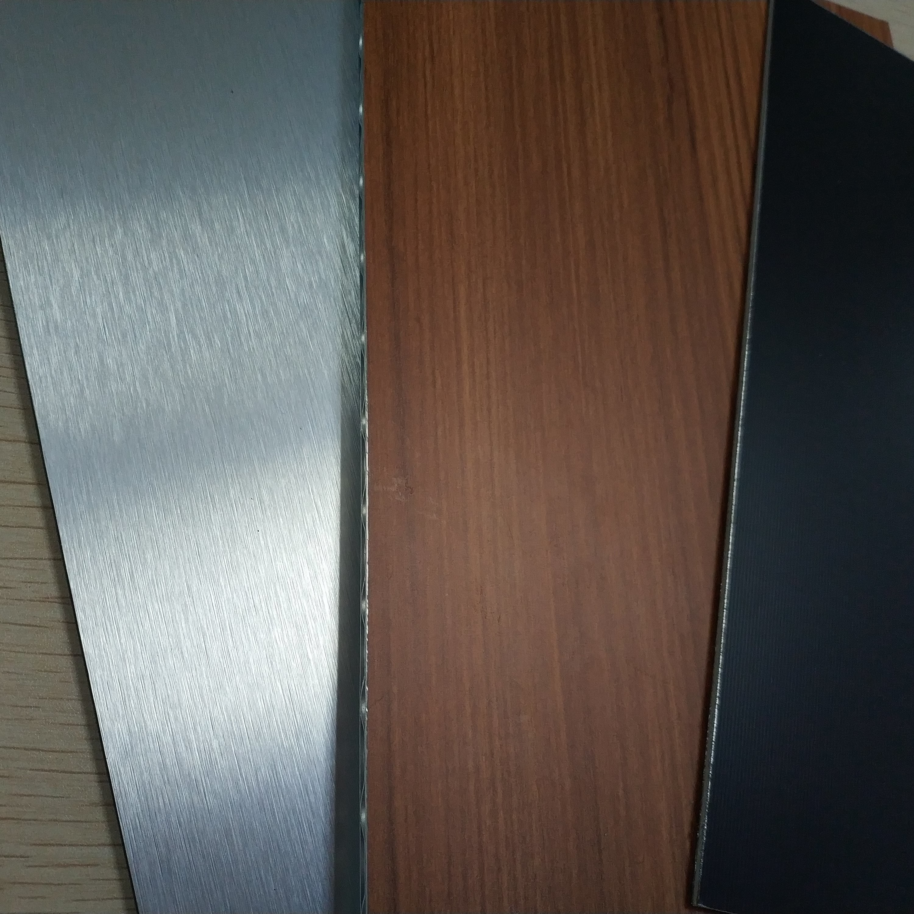 Best 304 316 Brushed Embossed Stainless Steel Plastic Composite Panels , Composite Metal Panel wholesale