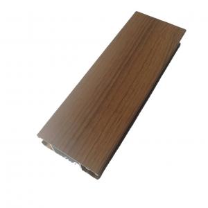 Best Heat Transfer Surface Wood Grain Aluminium Profile Section For Construction wholesale