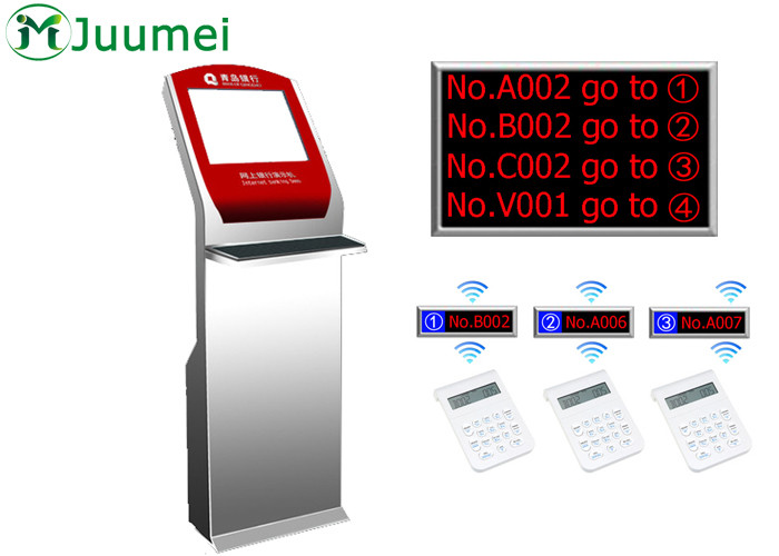 Cheap Digital Signage Queue Ticket Dispenser Machine Led Counter Display for sale