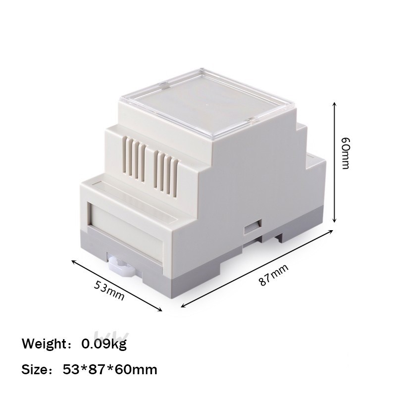Best Din Rail Abs Cabinet DIY Circuit Board Outlet Switch Enclosure Fireproof 53*87*60mm wholesale