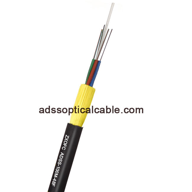 Best Single Mode 288core ADSS All Dielectric Aerial Cable 20000N wholesale