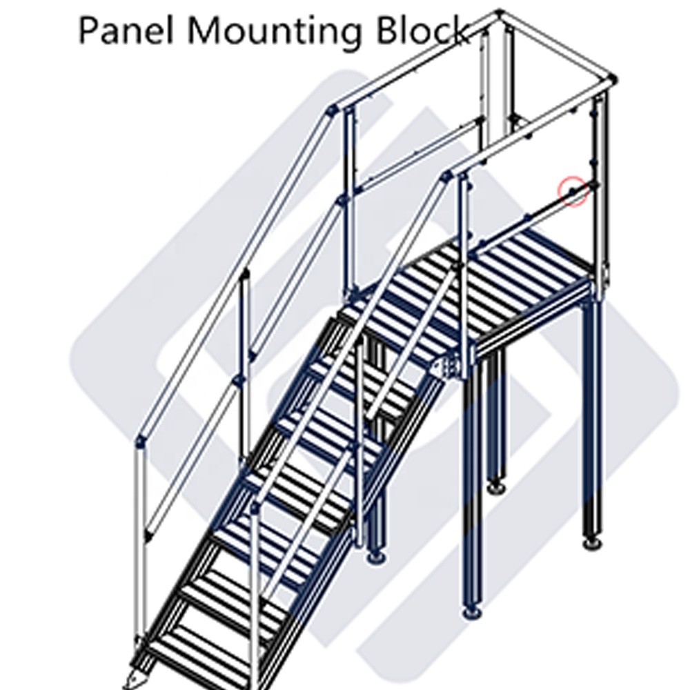 Best Space Saving Modular Work Platform , Adjustable Stair Industrial Work Platforms wholesale