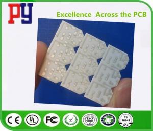 Best Durable Rigid Flex PCB Fr4 LED PCB Board 1-3OZ Copper Thickness White Color wholesale