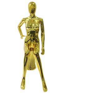 High End Gold Mannequin Body Stand Full Body For Ladies