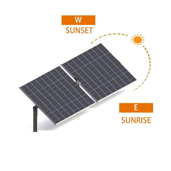Cheap Advanced 30kw 50kw Single Axis Solar Tracking System 2m Automatic Sun Tracking Solar Panel for sale