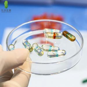 China Transparent Empty Vegetable HPMC Liquid Filled Capsule Halal Plant Based Capsule for Probiotics Medicine Herbs on sale