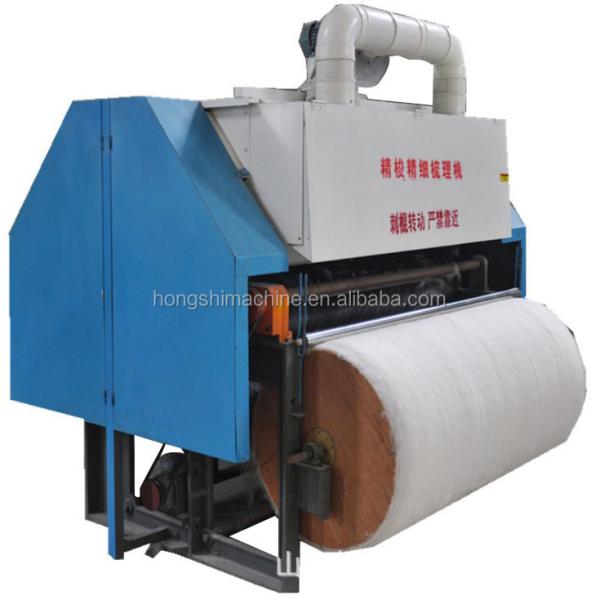 Cheap Sheep Wool Fiber Cotton Combing Carding Textile Processing Machine Automatic for sale