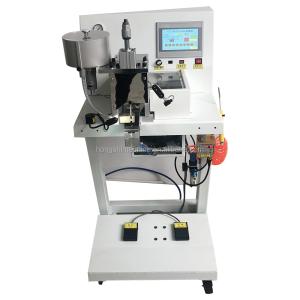 Rivet Nail Pearl Attaching Punching Machine , Automatic Beads Fixing Machine For Clothes