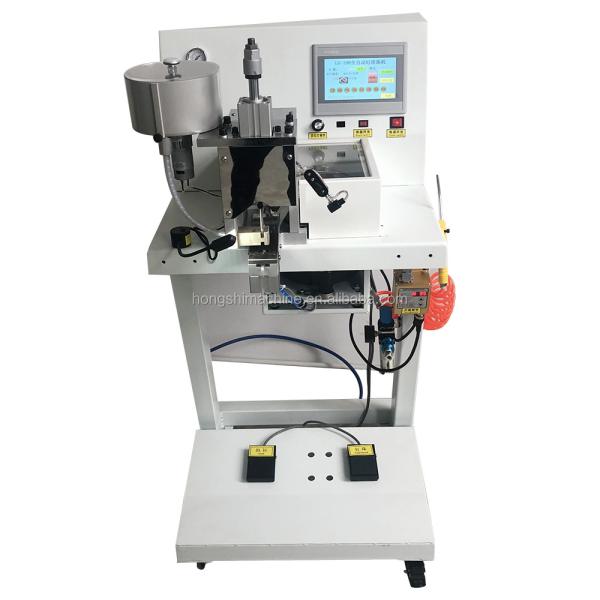 Cheap Rivet Nail Pearl Attaching Punching Machine , Automatic Beads Fixing Machine For Clothes for sale