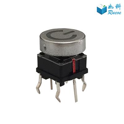 Cheap LED 6 Pin Illuminated Tact Button Switch for sale