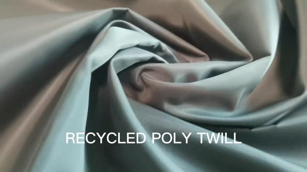 Cheap Wholesale RECYCLED POLY TWILL 272 polyester fabric oxford for sale