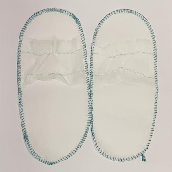 Cheap Single Use Non Woven Polypropylene Unisex Open Top Slippers For Spa / Salon for sale