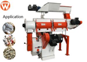Poultry Feed Pellet Machine Smooth Transmission 1.5 - 12mm Pellet Size