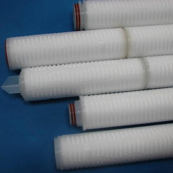 Cheap RO System 5 Micron PTFE PP Pleated Filter Cartridge for sale
