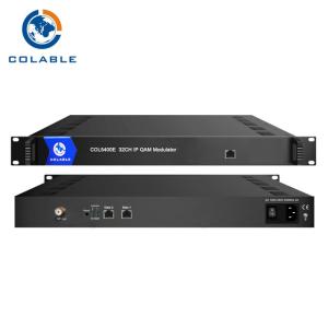 China 32 In 1 Edge QAM Modulator , IP Mux Scrambling To DVB C QAM Digital RF Modulator on sale