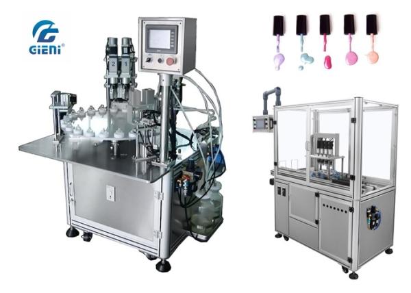 Cheap High Efficiency Nail Polish Bottle Filling Machine 220V With Servo Capper for sale