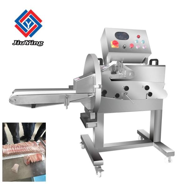 Cheap 500kg/h Meat Cutting Equiment / Electric Barbecued Pork Cutting Machine for sale