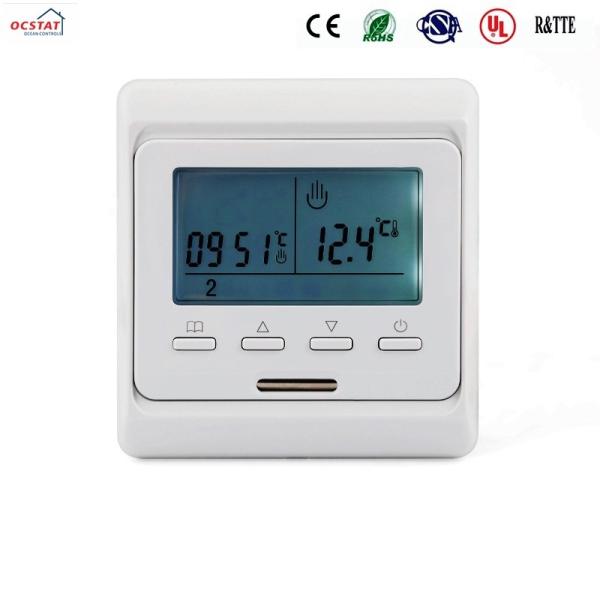 Cheap Temperature Control Underfloor Water Heating Room Thermostat Wired 7 Day Programmable for sale