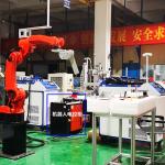 Six Axis Robot Arm 200W Pulse Water Cooling Laser Cleaning Machine Program Laser