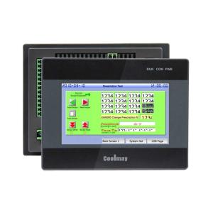 China 4.3 Inch Integrated HMI PLC Combo 32K Steps Rs232 Touch Screen on sale