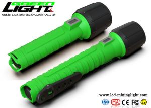 China OLED Screen 1300lum Waterproof Led Flashlight Impact Resistant 6400mA on sale