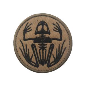 Custom Round Clothing Badges Patches , 3D Iron On Backing Patches For Jeans