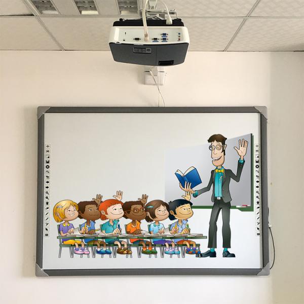 Cheap 88" 96" Big Size interactive Whiteboard Free eductaion software for Education Aluminum 10Point  Infrared Touch Frame for sale