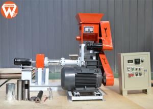 Small Scale Sinking Floating Fish Feed Processing Machine , 0.4KW Fish Feeding Equipment