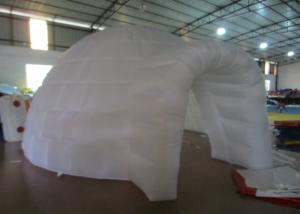 Best White Round Inflatable Air Tent , Party  Blow Up Tents Large Dia5.48 X 3.66m wholesale