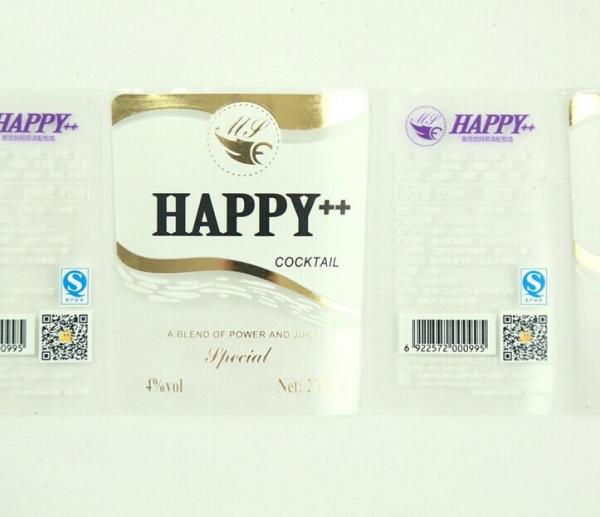 Cheap PVC sticky label the printing as customize for sale