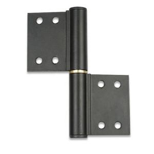 Best Aluminum Black Door Hinges , 4 Inch door flag hinge Thickness 2.7-4.5mm wholesale