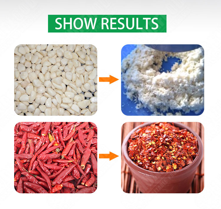 Pepper Grinding 800KG/H Automatic Ginger Garlic Paste Making Machine