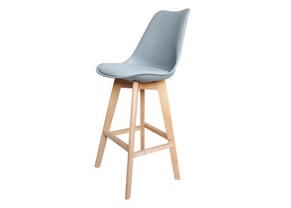 Cheap PP Seat Beech Bar Stool Customized Color Easy To Maintain for sale