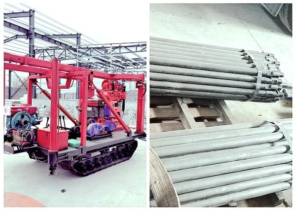 Cheap Gelogical 570 R/Min Hydro 70m Diesel Drilling Rig for sale
