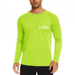 Best Custom Round Neck Men T-Shirts 100% Cotton Long Sleeve T-Shirt Sublimation Blanks wholesale