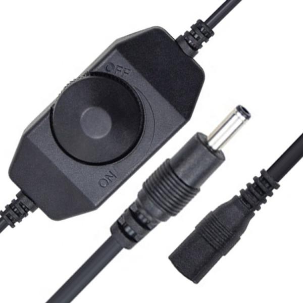 Cheap 12V 24V Led Table Lamp Strip Rope Lights Male to Female Led Dimmer Switch Remote Controller for sale