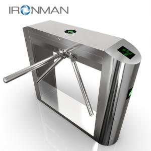 SUS304 Half Height Turnstile Access Control Security Turnstile Gate With Face Recognition