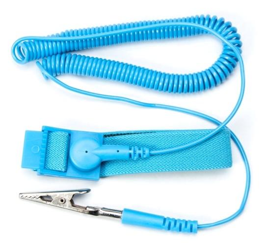 Cheap Hypoallergenic ESD Fabric Anti Static Wrist Strap Maximum Resistance 160 Ohms for sale
