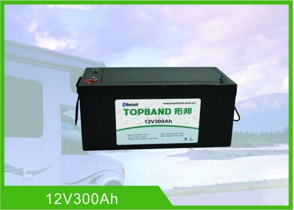 Cheap 12 Volt 300Ah RV Battery Deep Cycle High Inrush Current Bluetooth / WIFI Connection for sale