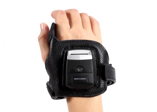 Cheap High Speed Wireless QR Code Scanner , Bluetooth Wearable Barcode Scanner for sale