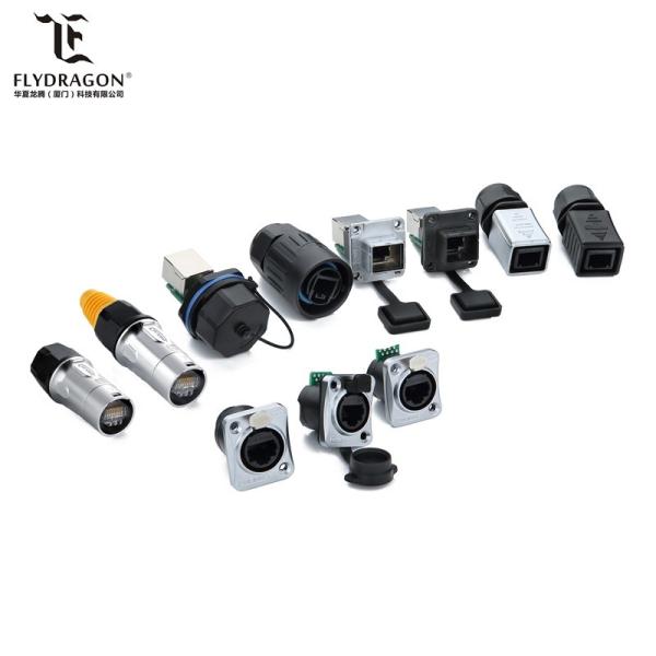 Cheap Multiple Socket Options and Gold Plated Terminal Ethernet RJ45 Connector for sale