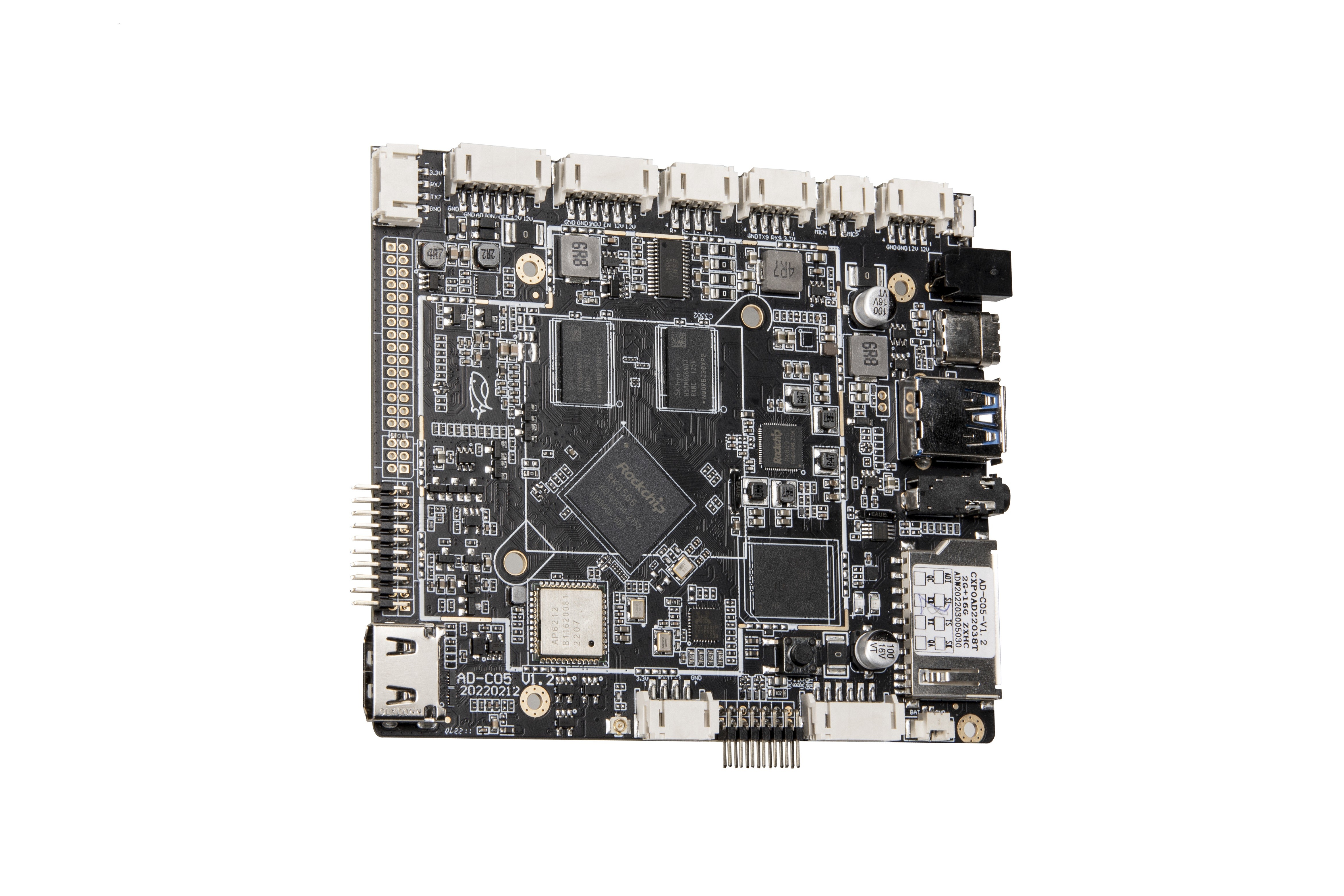 RK3566 Development Embedded ARM Board With WIFI BT LAN 4G POE UART USB